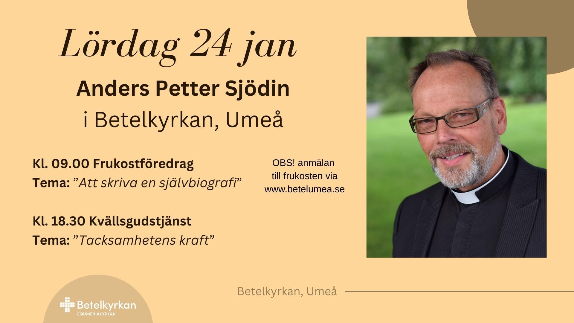 Lördag med Anders Petter Sjödin